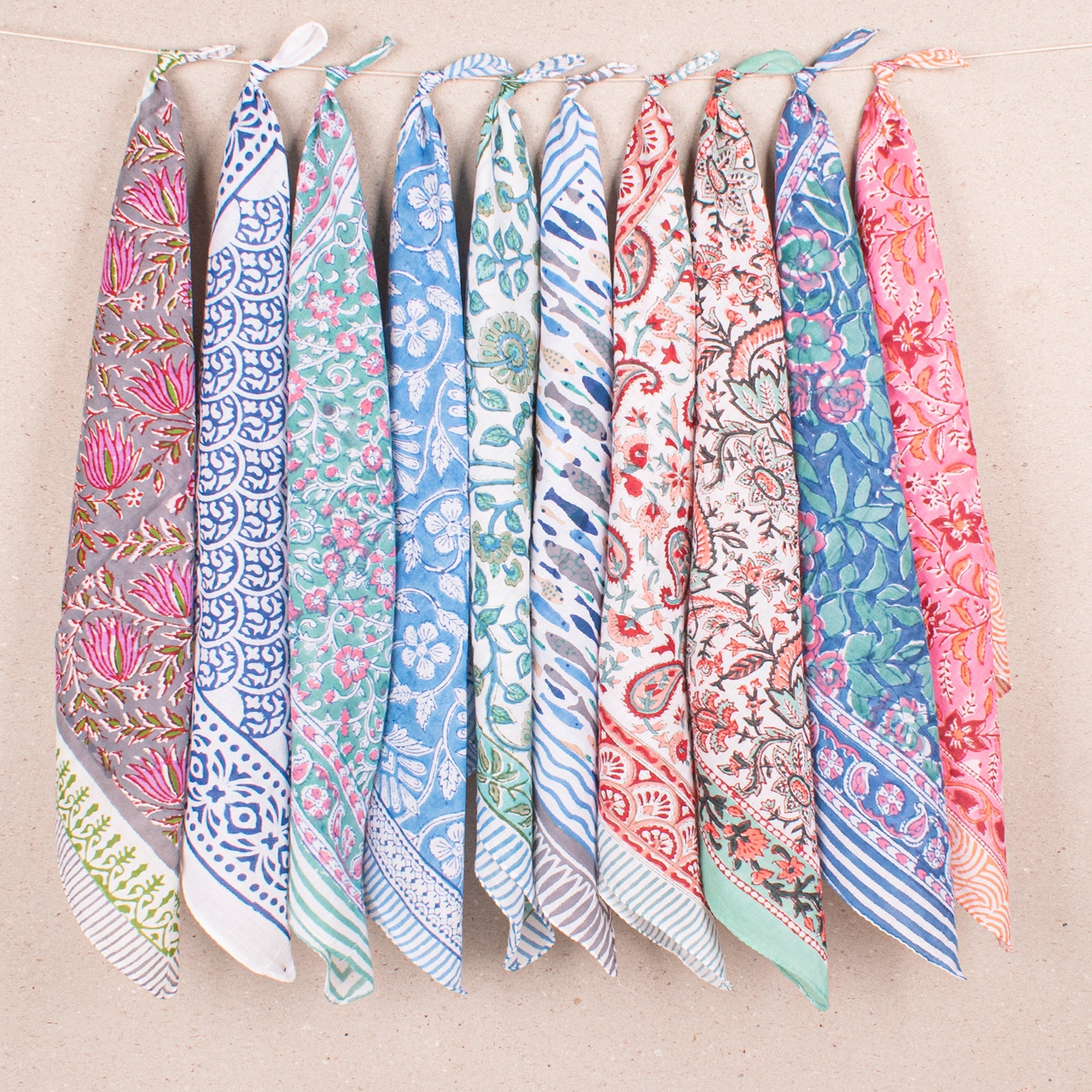 The Timeless Appeal of Cotton Bandanas – A Style Essential by BlockPrintedCo