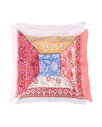 Set of 5 hand block printed bandana stacked in a style.
