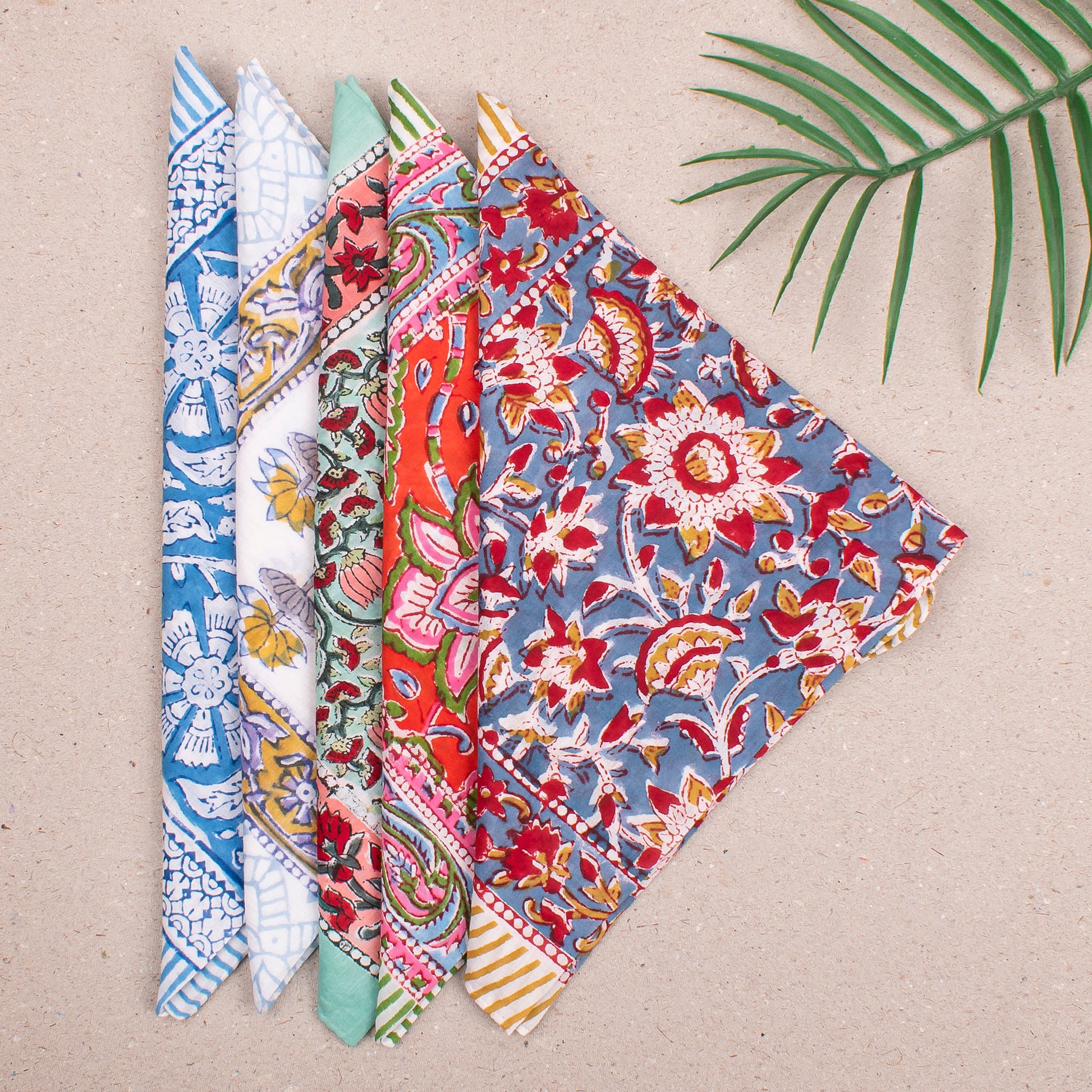 Block Print Bandanas