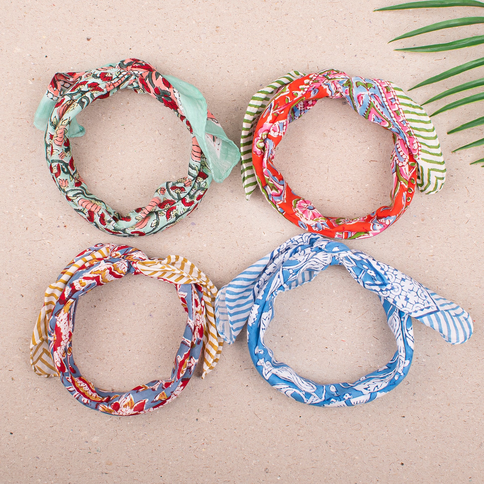 Block Print Bandanas