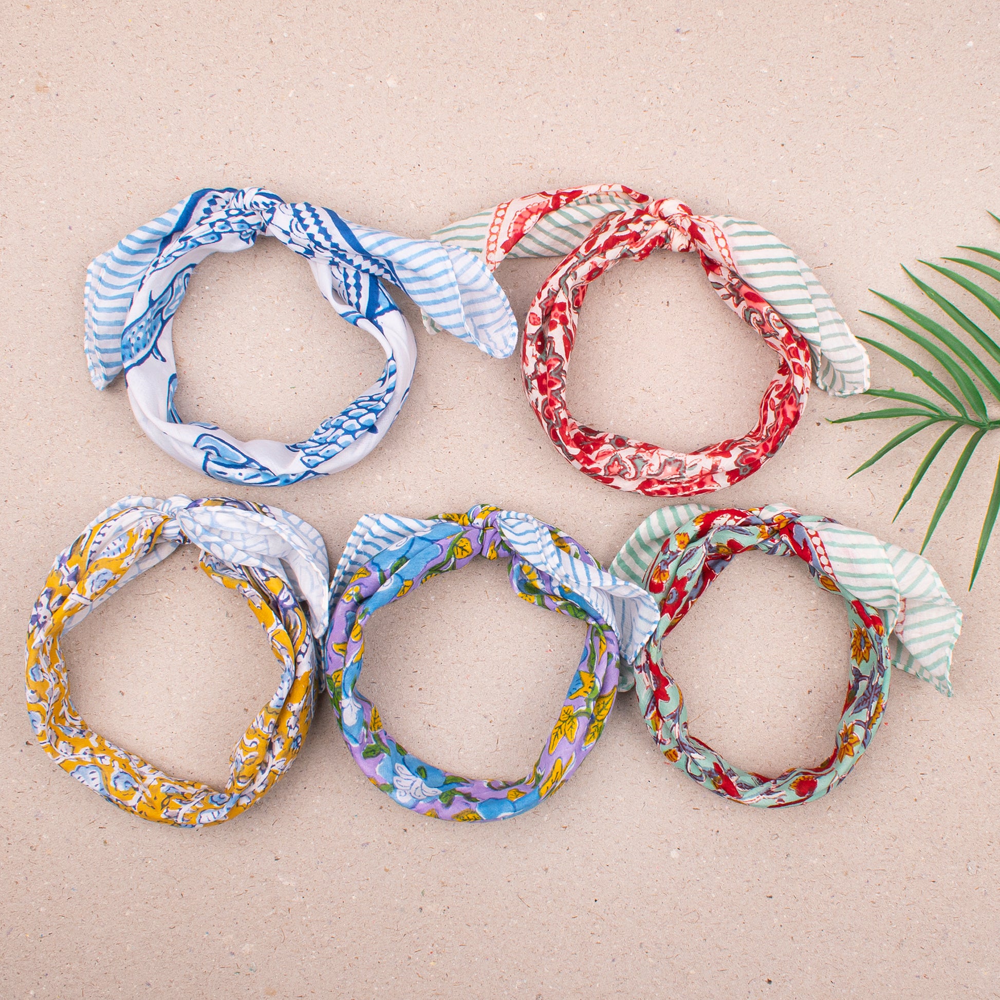 Block Print Bandanas