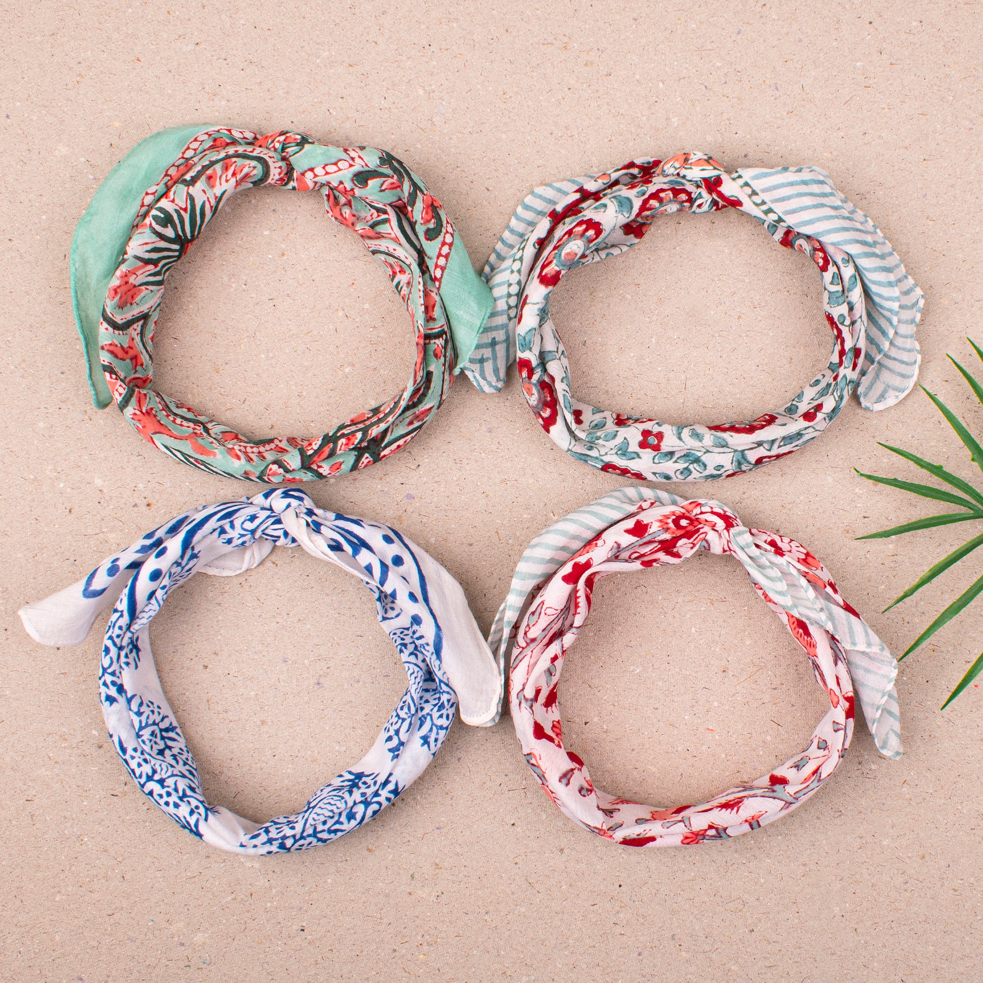 Block Print Bandanas