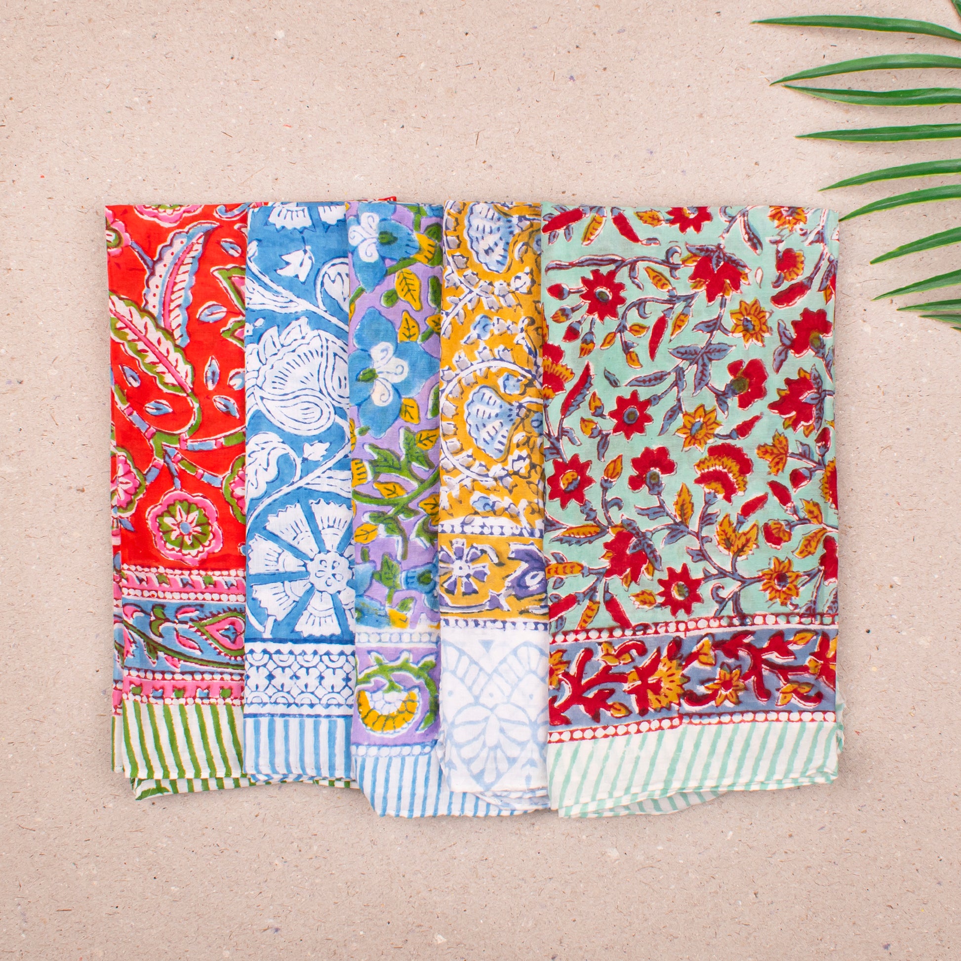 Block Print Bandanas