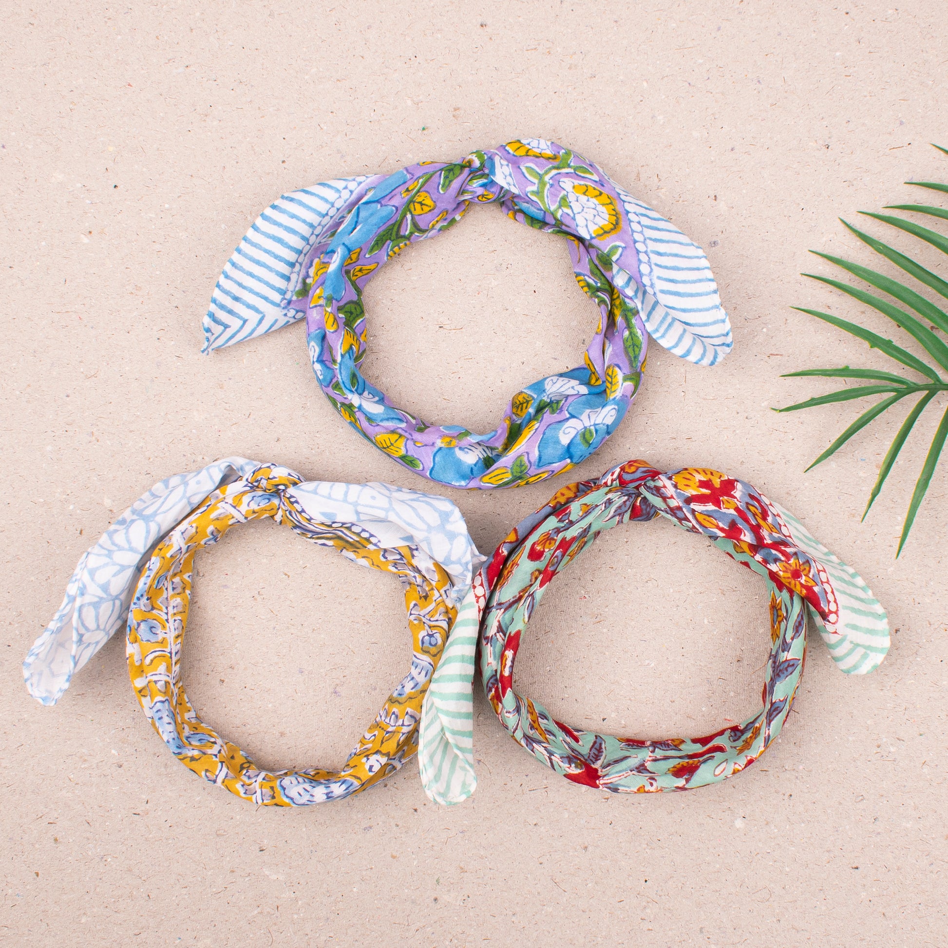 Block Print Bandanas