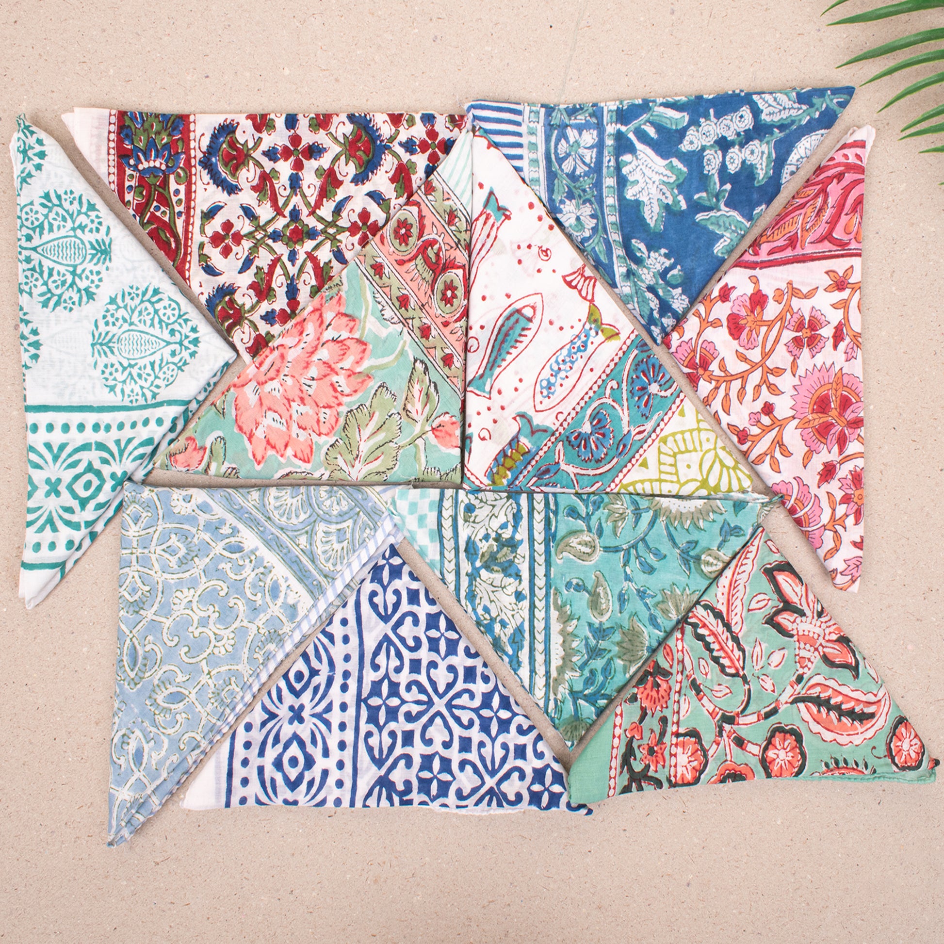 Block Print Bandanas