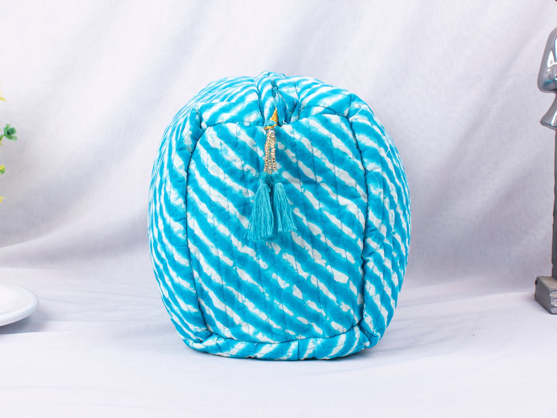 Set Of 3 Cosmetic Bags, Lightweight and Waterproof Wash Bags, Set Of 3 Makeup Bags, Pure Cotton Bags, Eco-friendly Cotton Bags