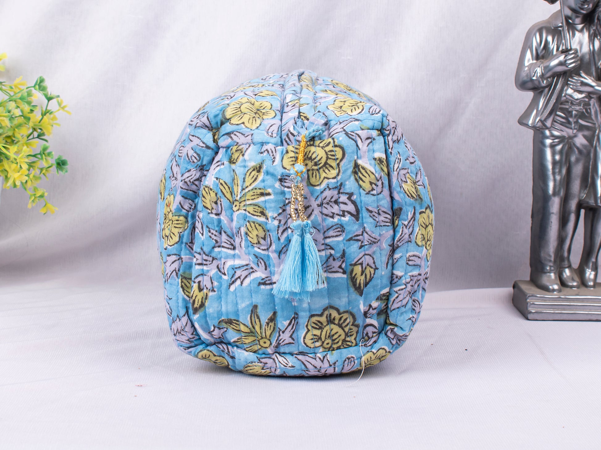 3pcs - Best Quality Cotton Makeup Bags, Lightweight Cotton Bags, Premium Cotton Fabric Bags, 3pcs Women Beauty Case Pouch