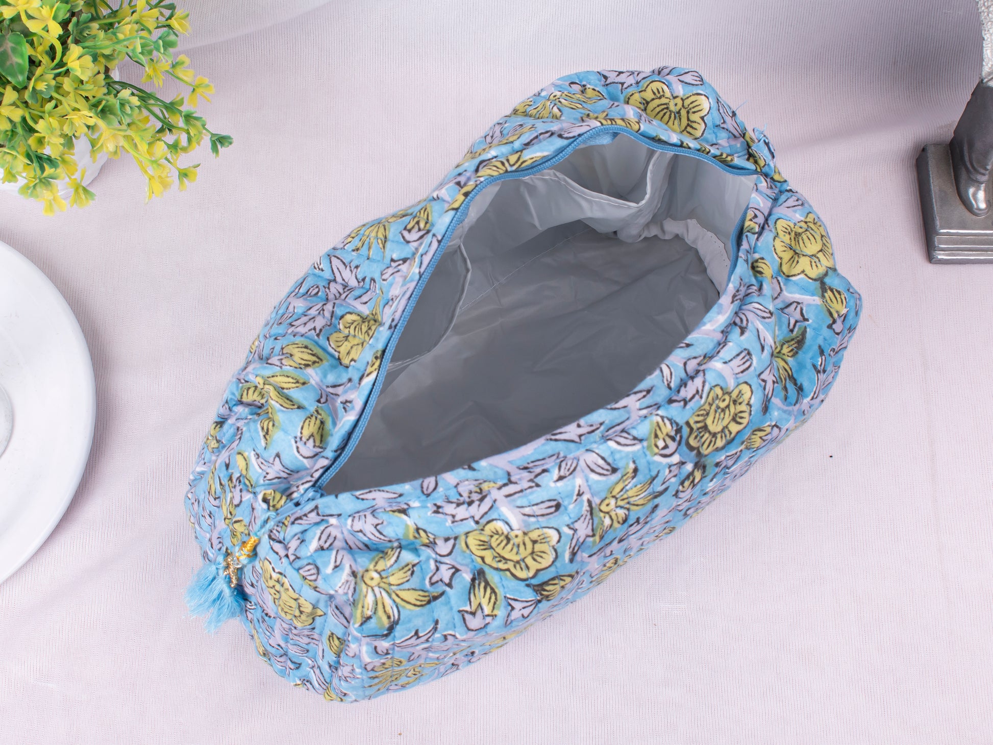 3pcs - Best Quality Cotton Makeup Bags, Lightweight Cotton Bags, Premium Cotton Fabric Bags, 3pcs Women Beauty Case Pouch