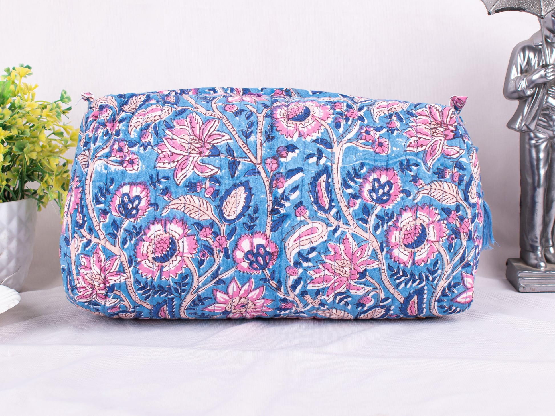 3pcs - Cosmetic Makeup Travel Bags, Pouches For cosmetic, Personalized Makeup Bag, Mini Makeup Pouches, Organic Cotton Makeup Bags