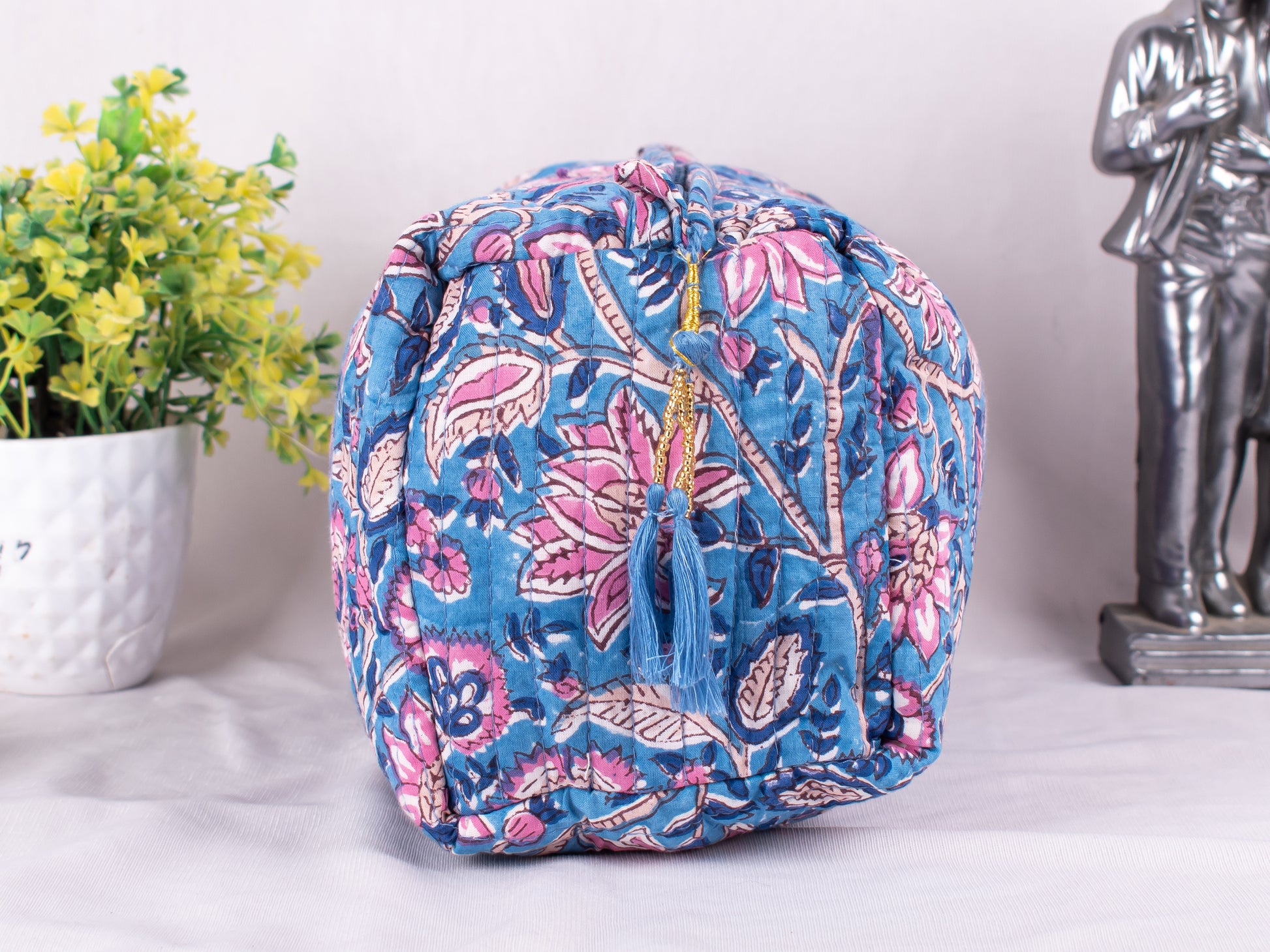 3pcs - Cosmetic Makeup Travel Bags, Pouches For cosmetic, Personalized Makeup Bag, Mini Makeup Pouches, Organic Cotton Makeup Bags