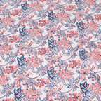 Bohemian Floral Cotton Tablecloth, Hand Block Print Table Cover, Eco Home Decor